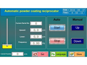 Reciprocador automático con control táctil (PLC) COLO-2200D